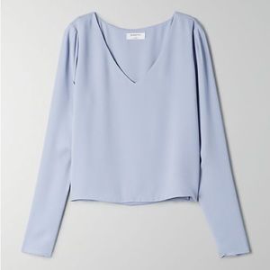 Aritizia Babaton Long-sleeve Murphy Blouse